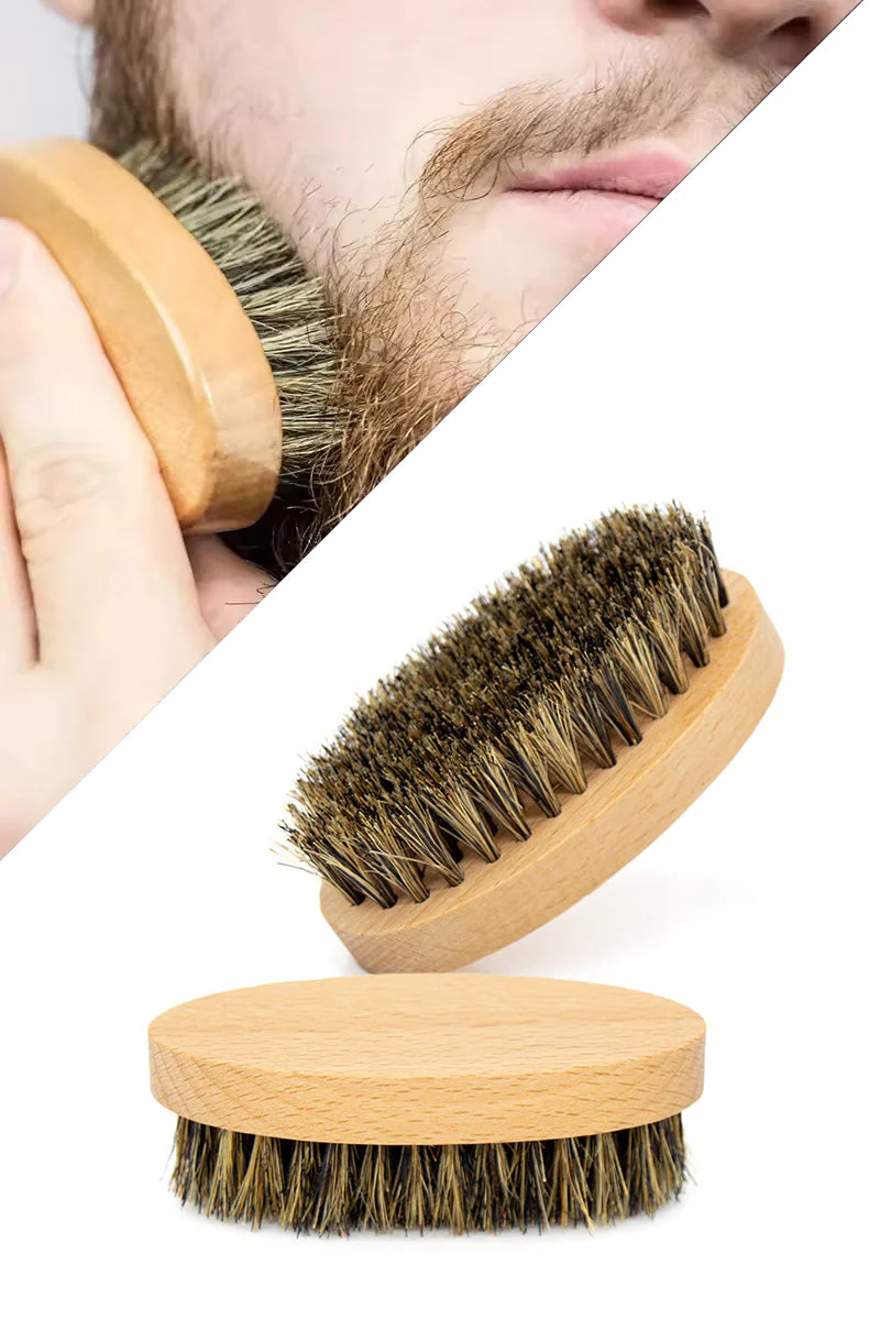 Beechwood and Boar Bristle Beard Brush - Image 5