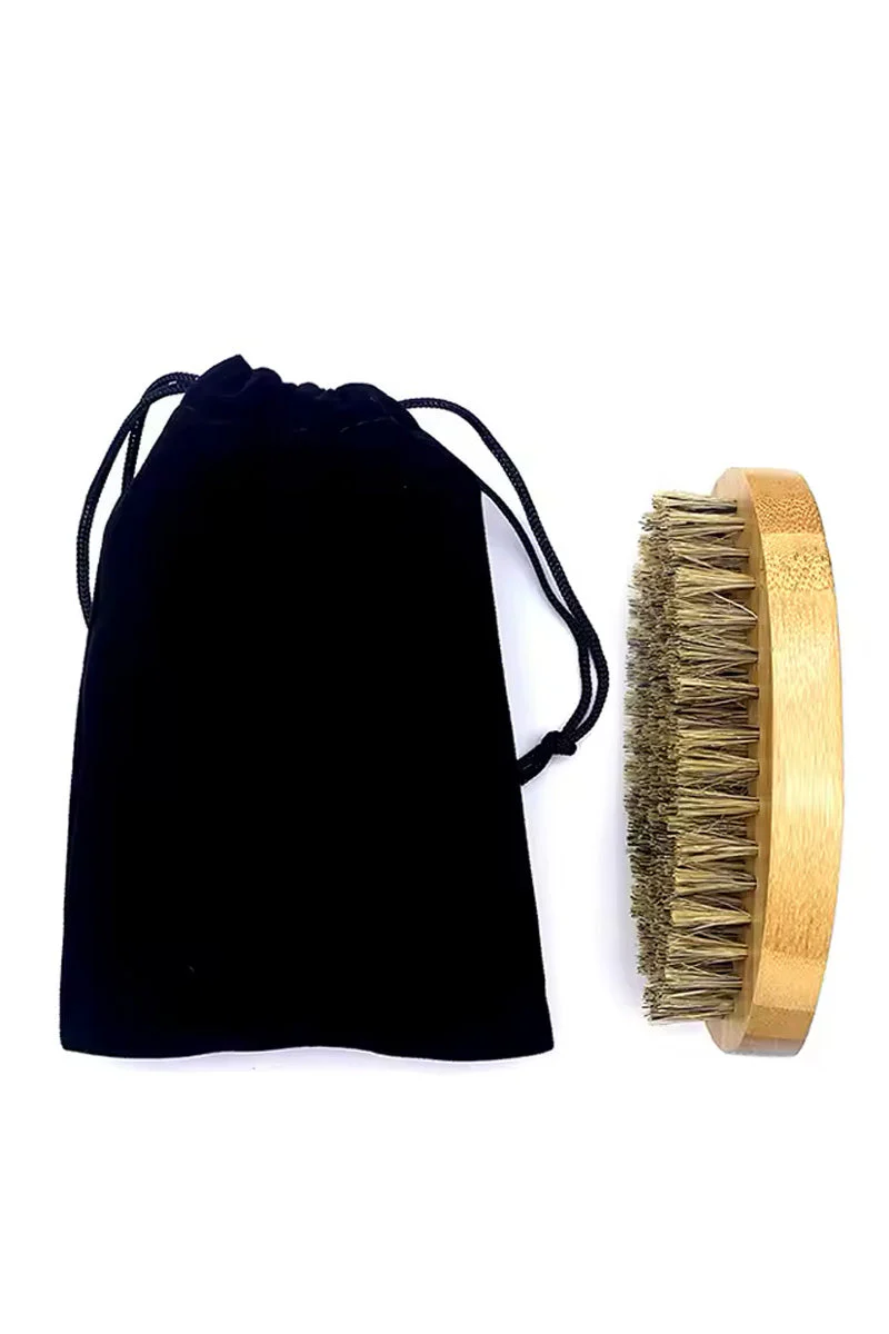Beechwood and Boar Bristle Beard Brush - Image 6