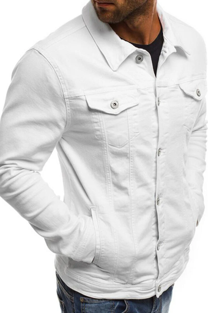 Casual Denim Workwear Jacket - Image 11