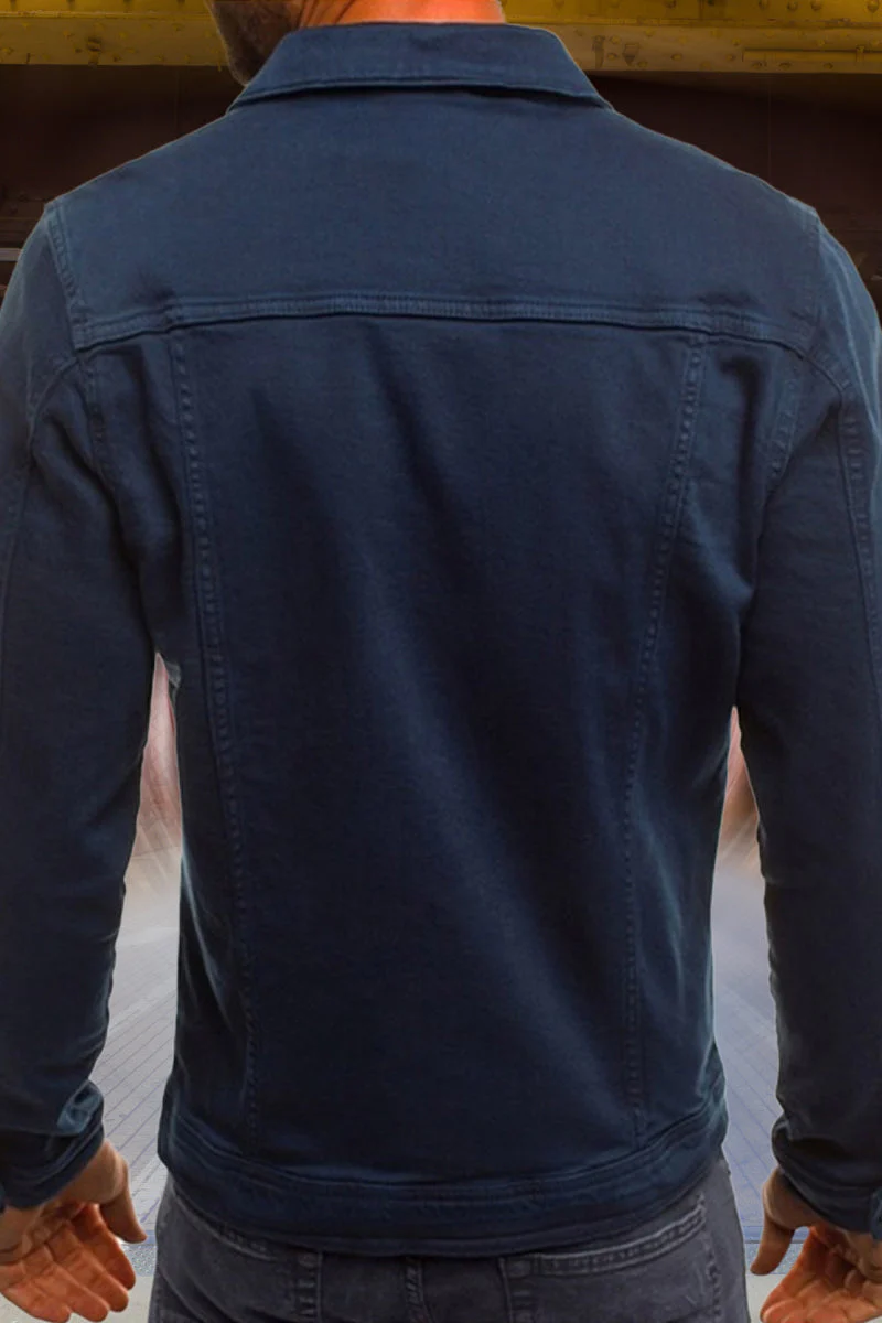 Casual Denim Workwear Jacket - Image 3
