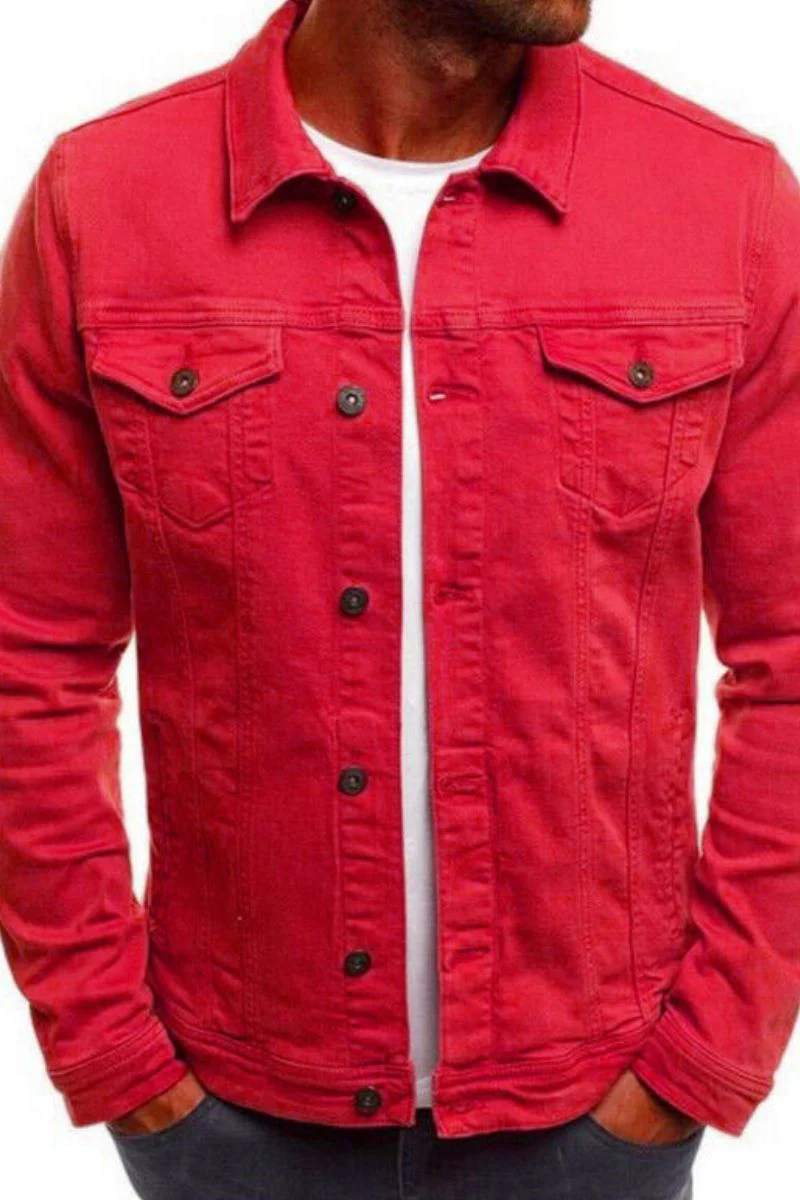 Casual Denim Workwear Jacket - Image 4