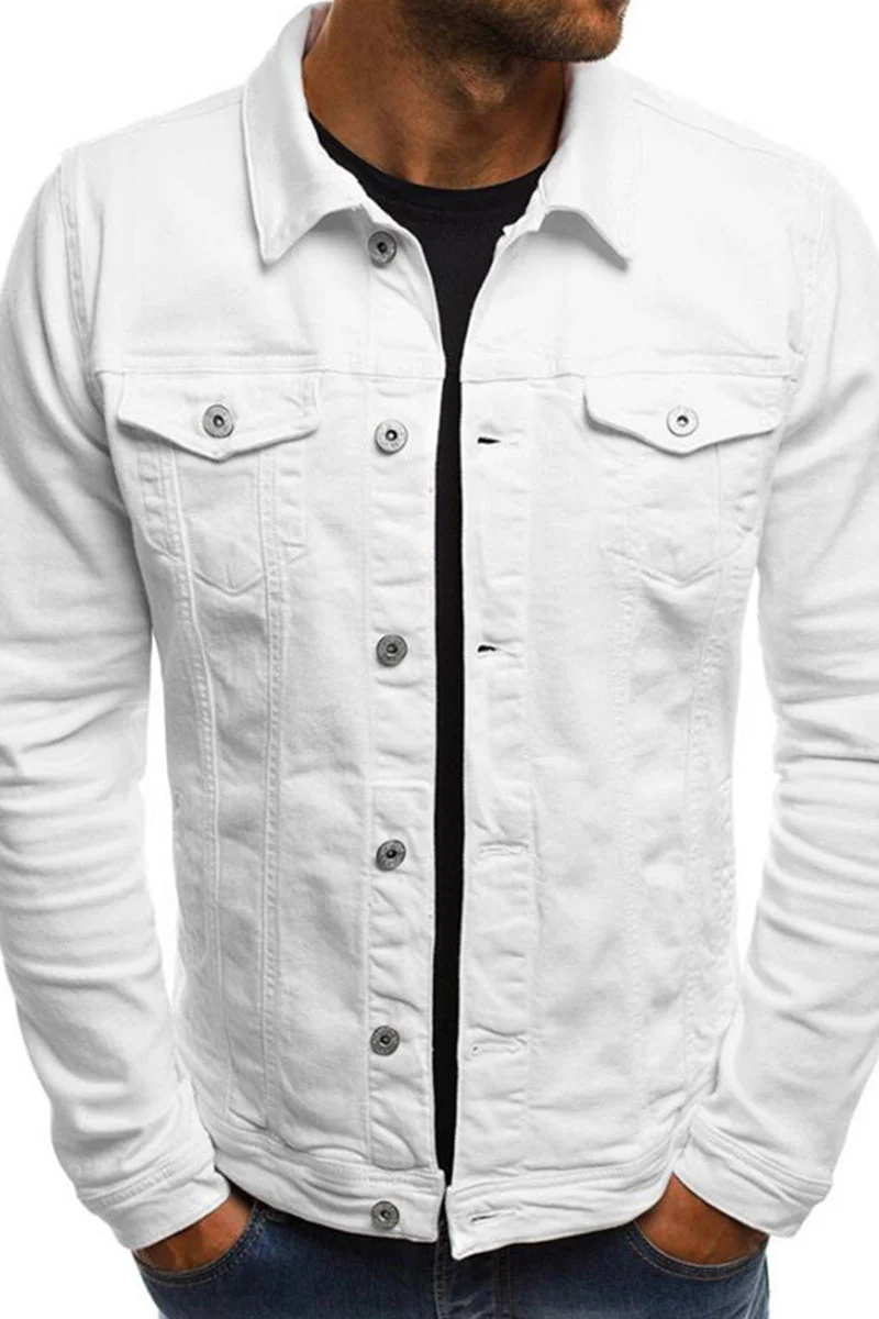 Casual Denim Workwear Jacket - Image 9