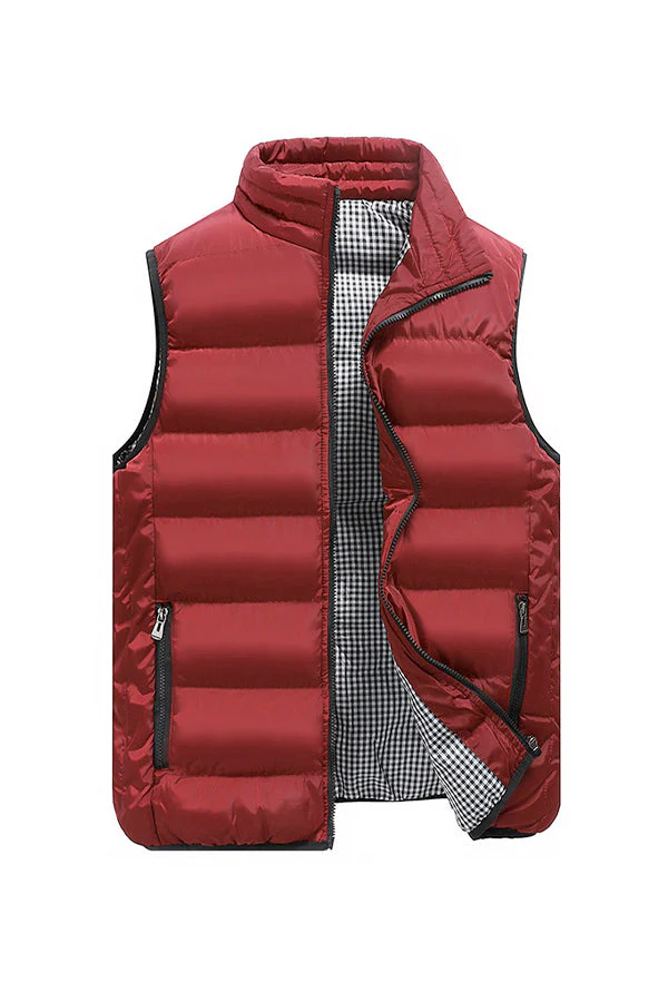 Casual Polyester Down Vest - Image 10