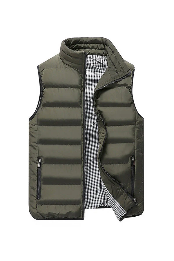 Casual Polyester Down Vest - Image 8