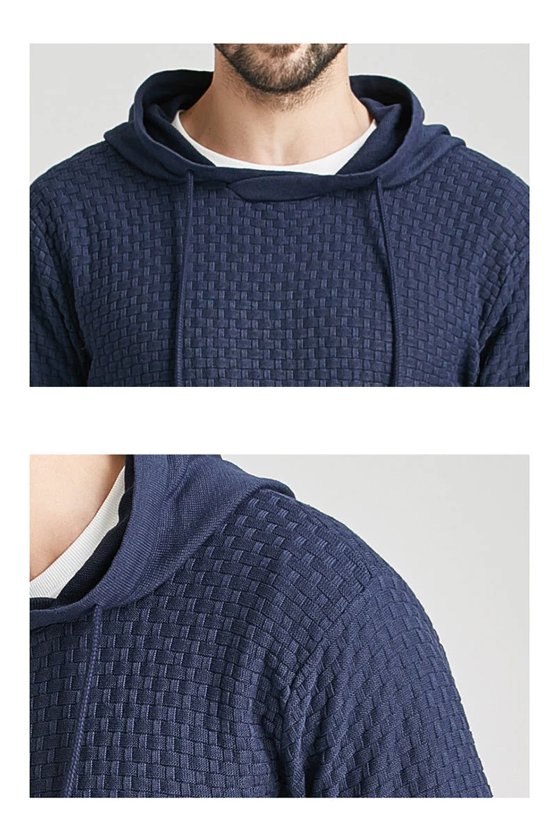 Classic Casual long-sleeved hooded sweatshirt - Image 12