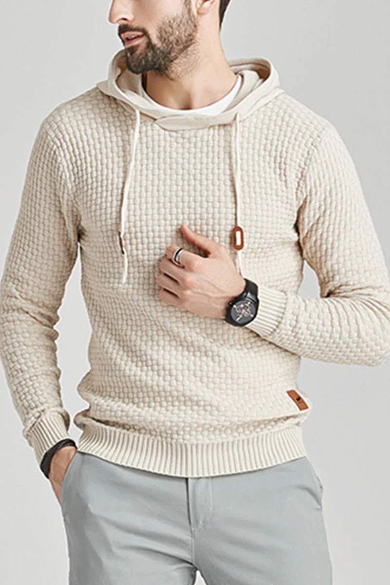 Classic Casual long-sleeved hooded sweatshirt - Image 3