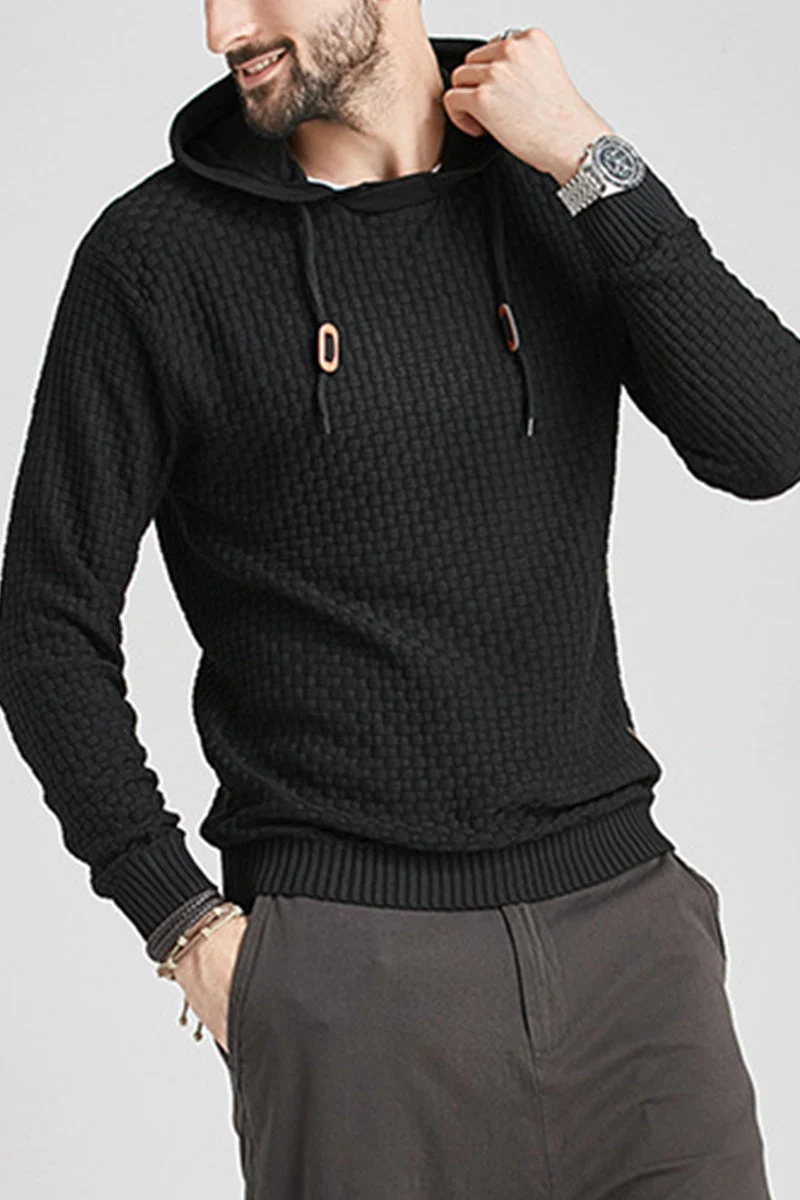 Classic Casual long-sleeved hooded sweatshirt - Image 7