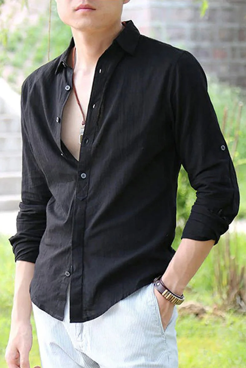 Cotton Linen Summer Shirt - Image 3