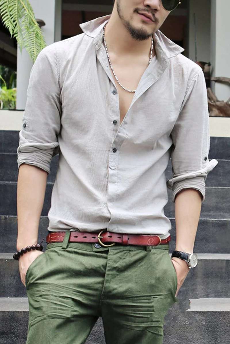 Cotton Linen Summer Shirt - Image 4