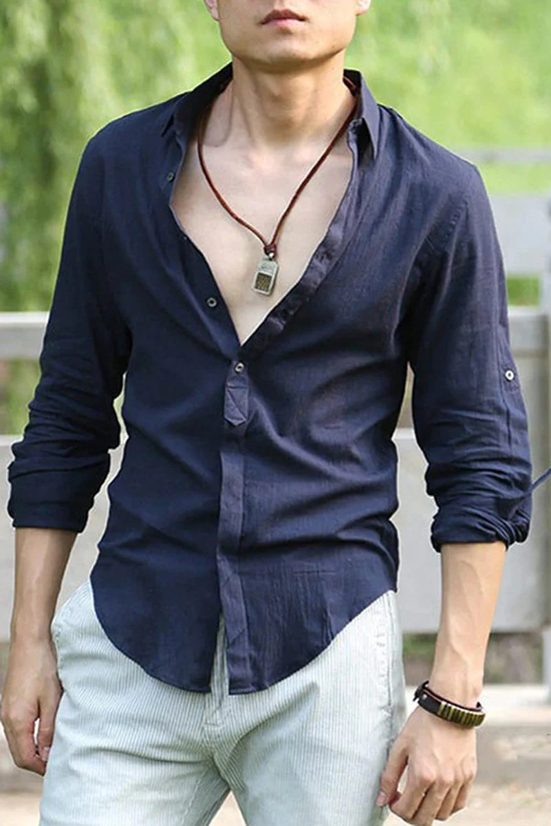 Cotton Linen Summer Shirt - Image 7