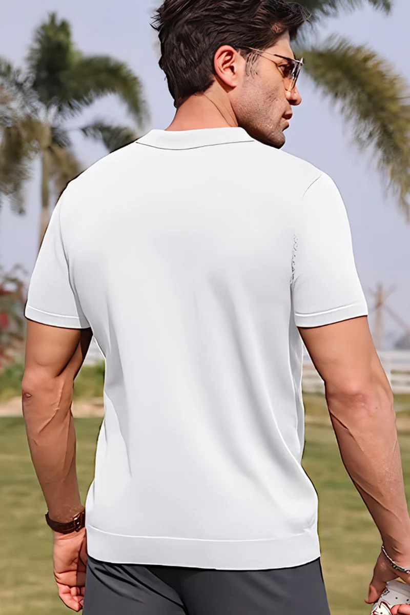 Gentleman's Favorite: Zip-Neck Jersey Polo (1+ 1 FREE) - Image 3