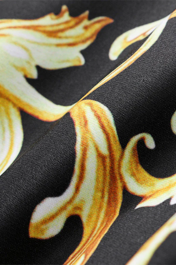 Gold Floral Bomber Jacket - Image 10