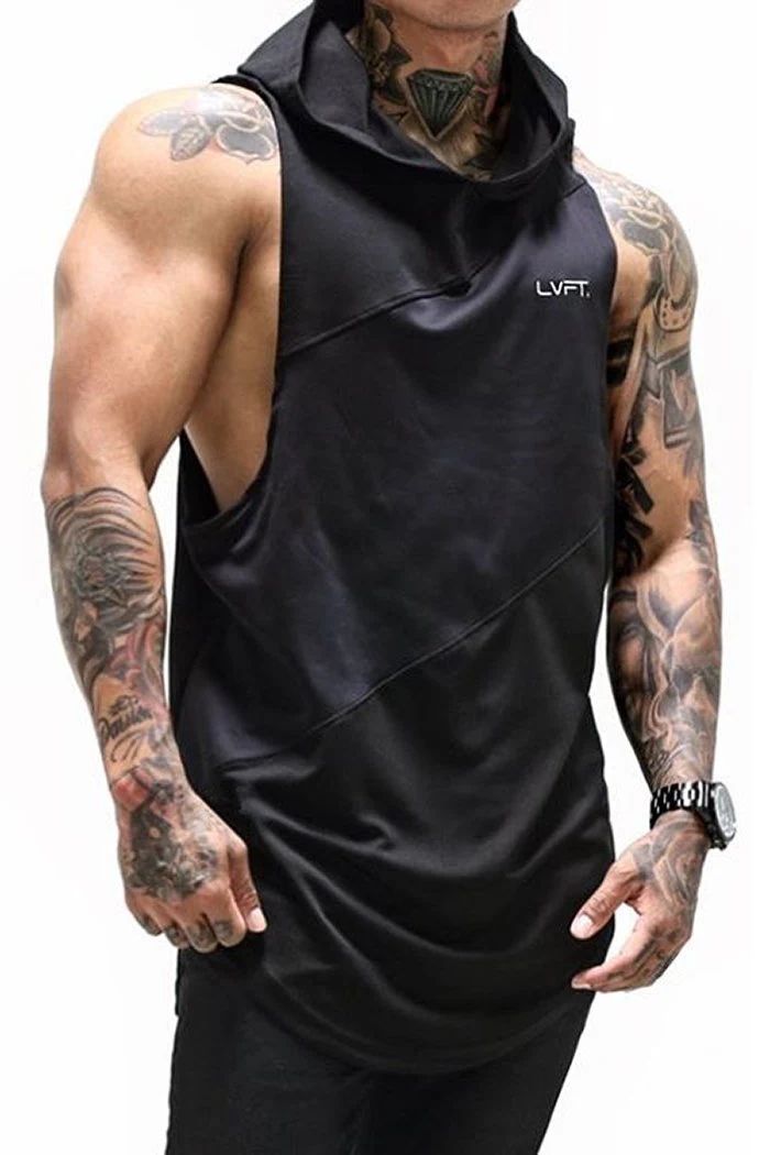 Hooded Muscle Vest - Image 3