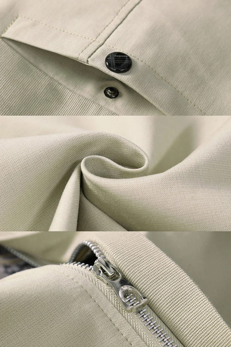 Korean Style Solid Casual Jacket - Image 4