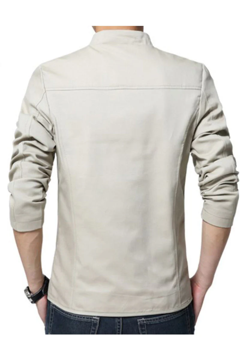 Korean Style Solid Casual Jacket - Image 6