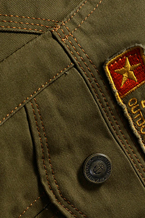 Stylish Button-Fit Cotton Jacket - Image 4