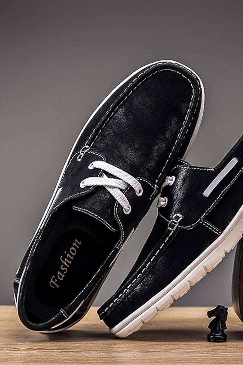 Timeless Leather Boat Shoes - Image 10