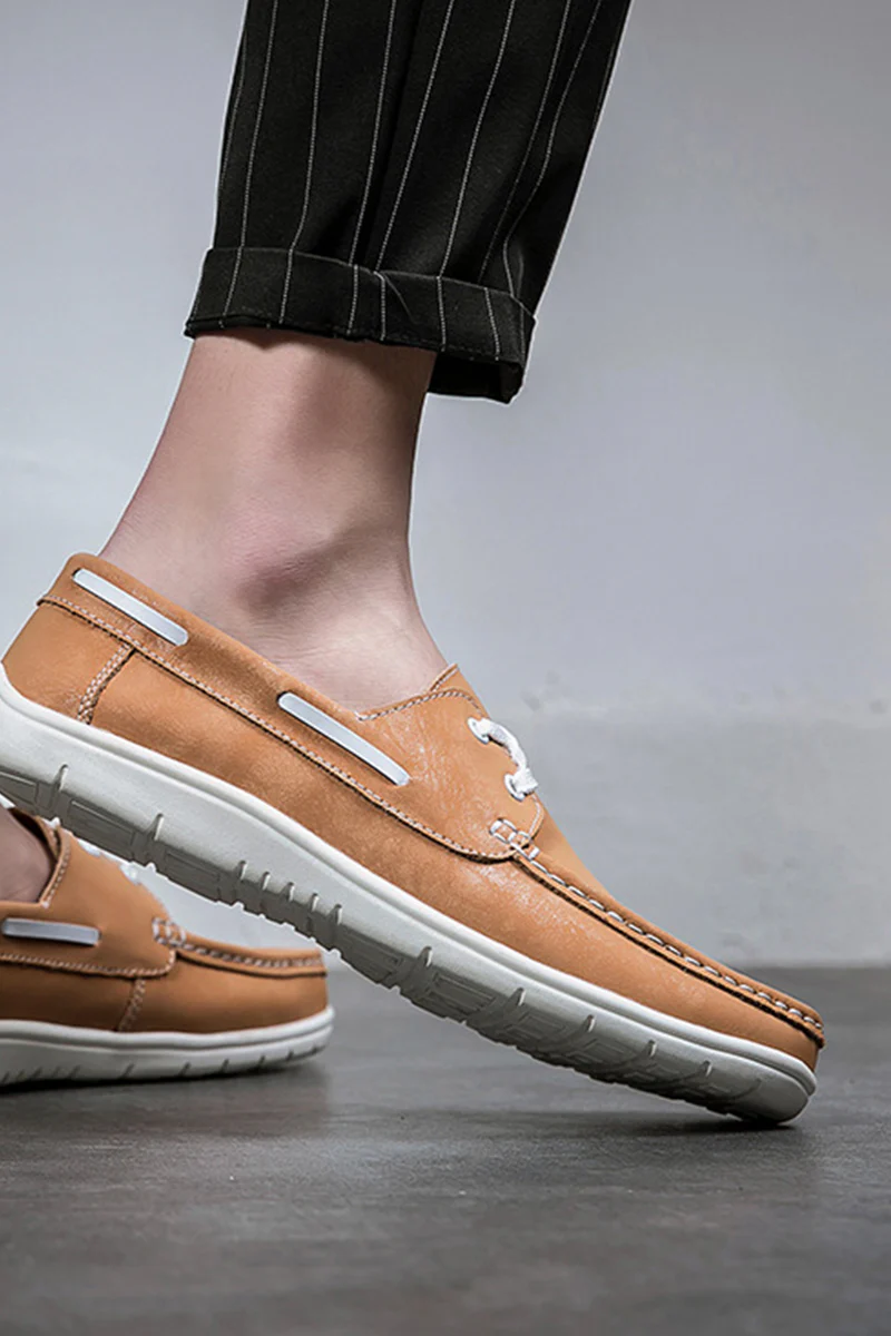 Timeless Leather Boat Shoes - Image 4