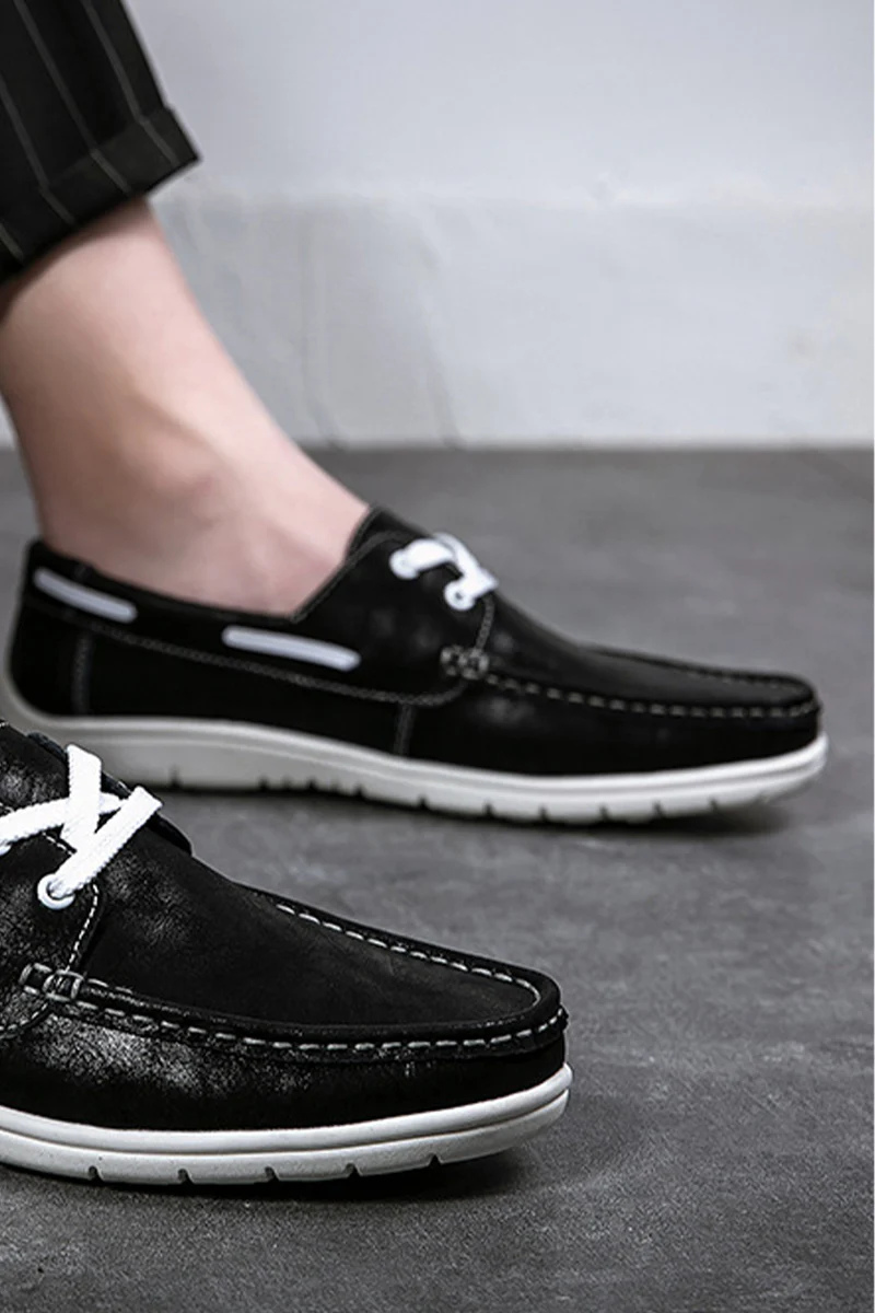 Timeless Leather Boat Shoes - Image 9