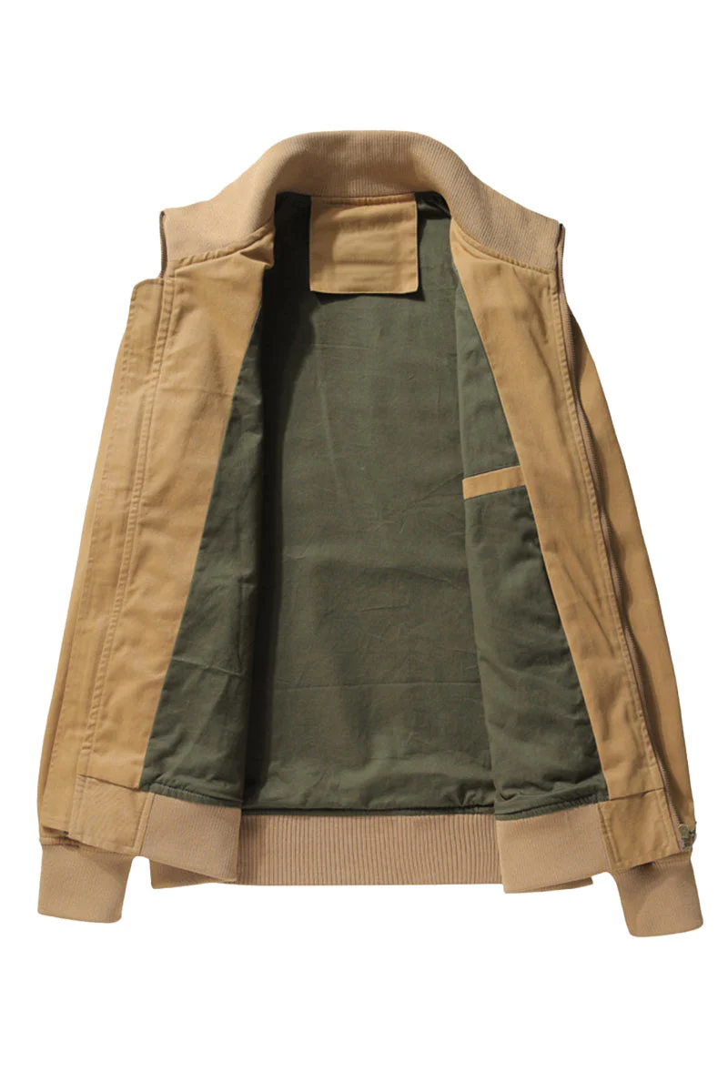 US Heritage 100% Cotton Tanker Jacket - Image 4