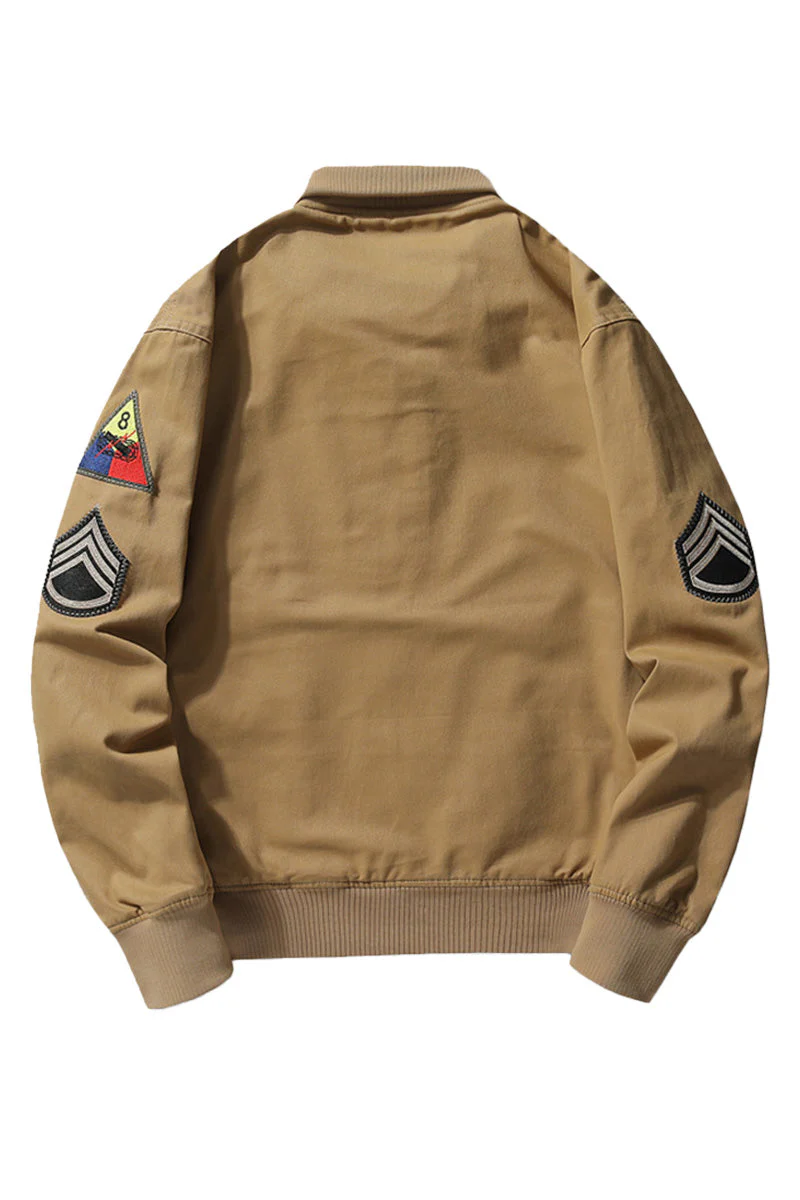 US Heritage 100% Cotton Tanker Jacket - Image 5