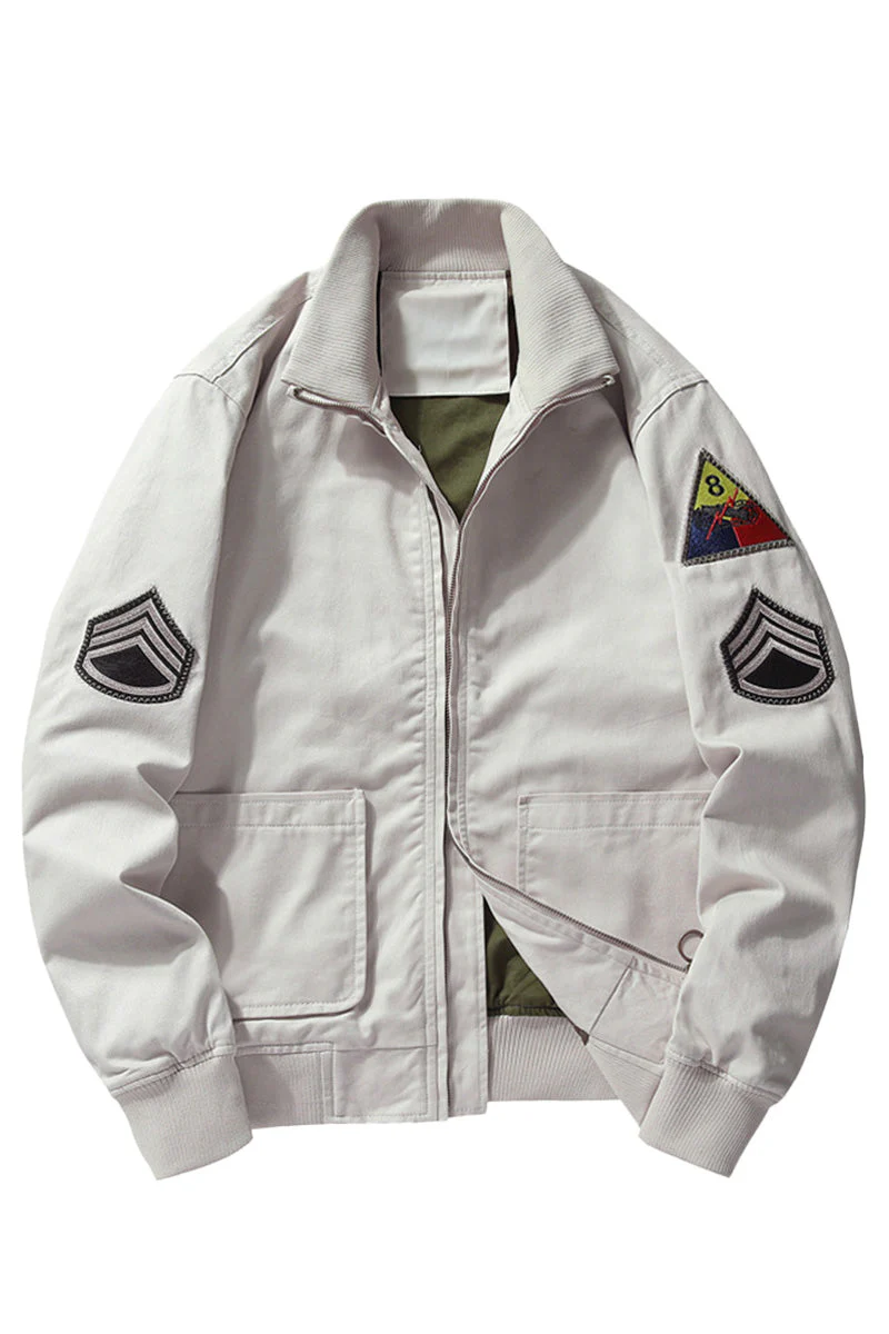 US Heritage 100% Cotton Tanker Jacket - Image 6