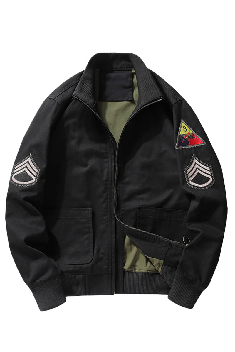 US Heritage 100% Cotton Tanker Jacket - Image 9