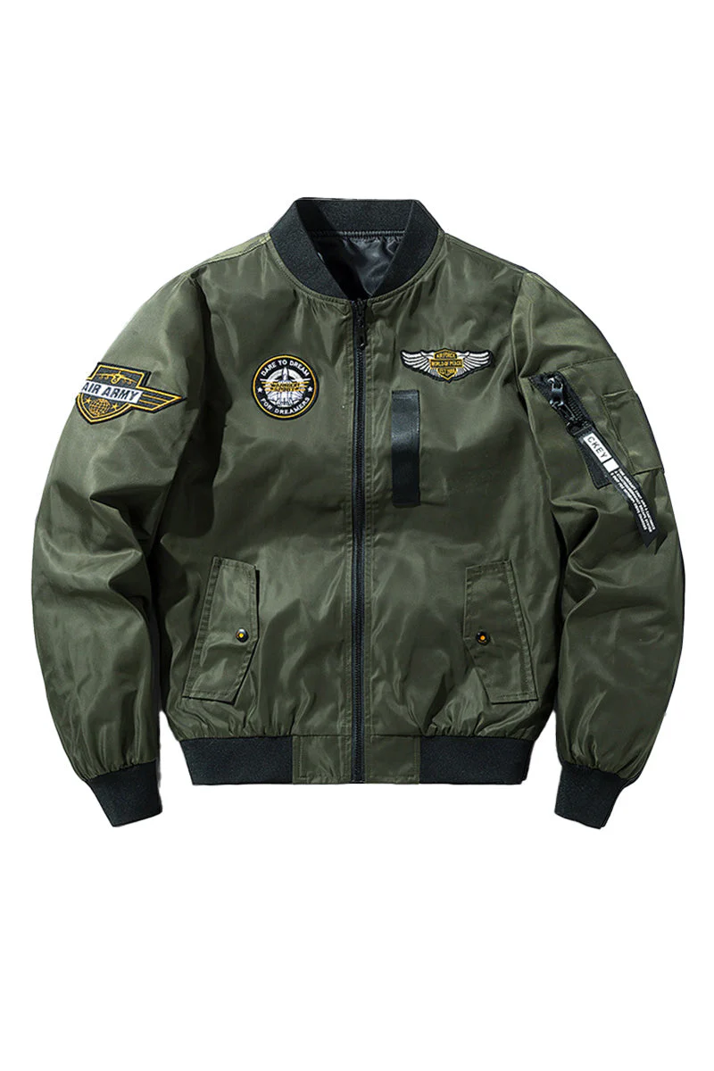 US Heritage Air Force-Inspired Bomber Jacket - Image 6