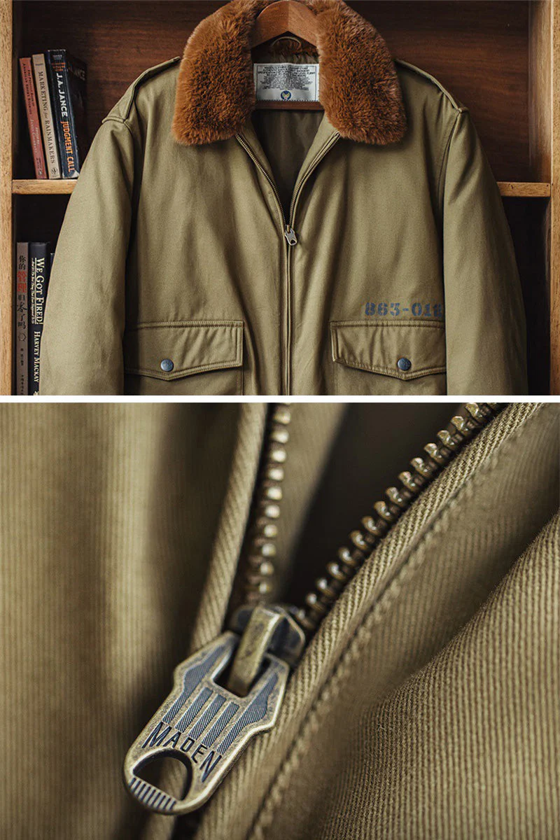 US Heritage B-10 Flight Jacket - Image 6