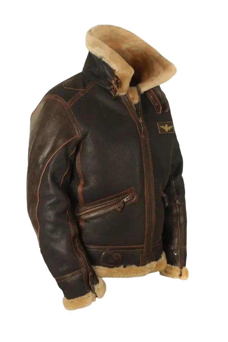 US Heritage Vintage Aviator Jacket - Image 5