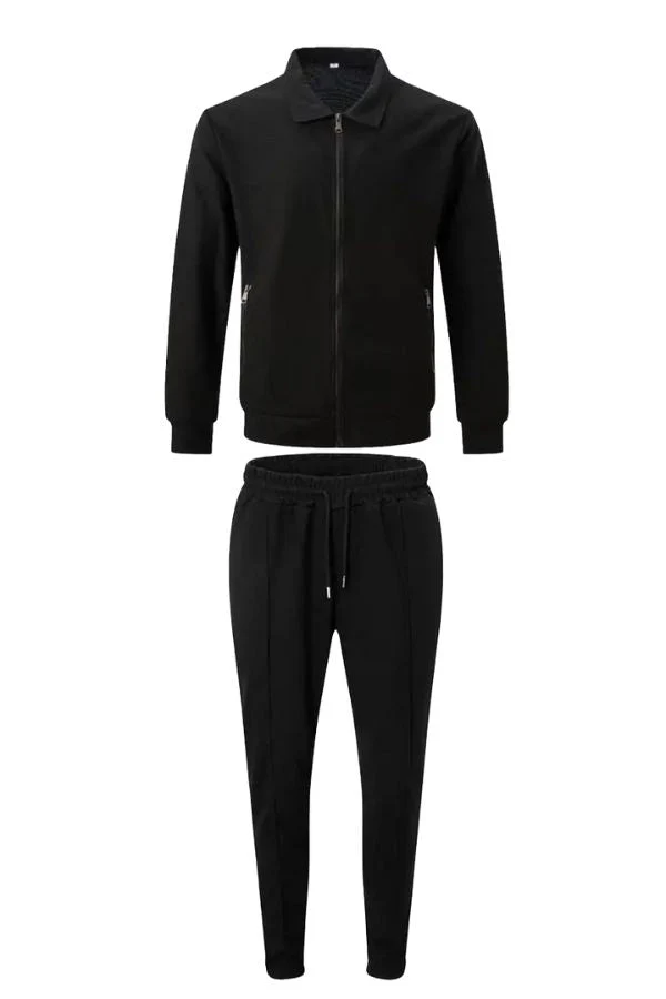 Waffle Fabric Athleisure Suit - Image 6